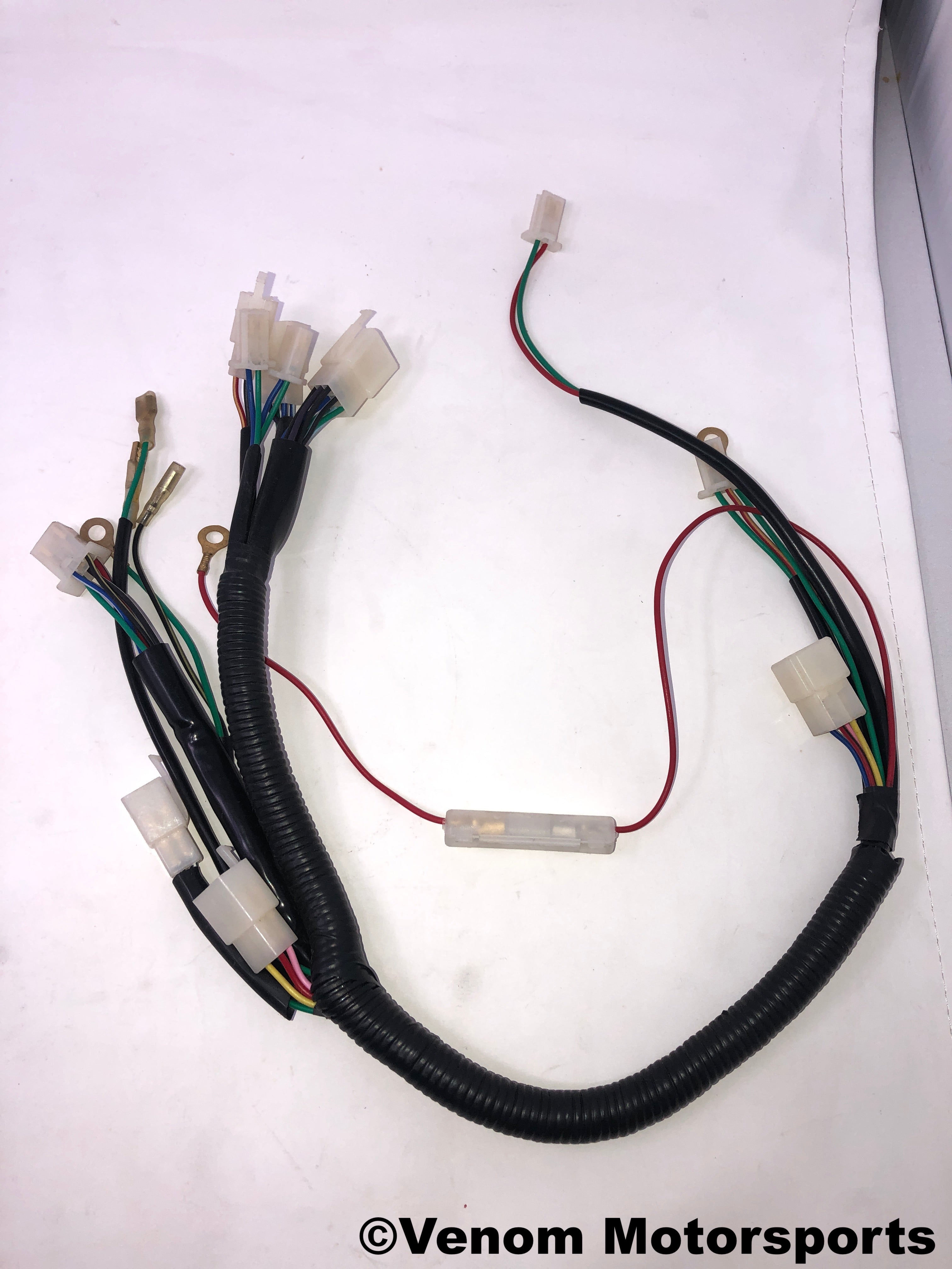 Venom 50cc Fatboy Replacement Wiring Harness - Compatible with 50cc Scooters & ATVs - Perfect for DIY Repairs & Maintenance