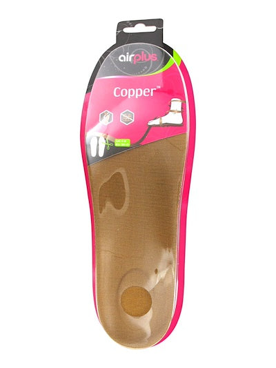 AirPlus Women's Copper Arch Support Insoles for Flat Feet - Orthotic Shoe Inserts for Pain Relief & Comfort - Perfect for Running, Walking & Work Shoes