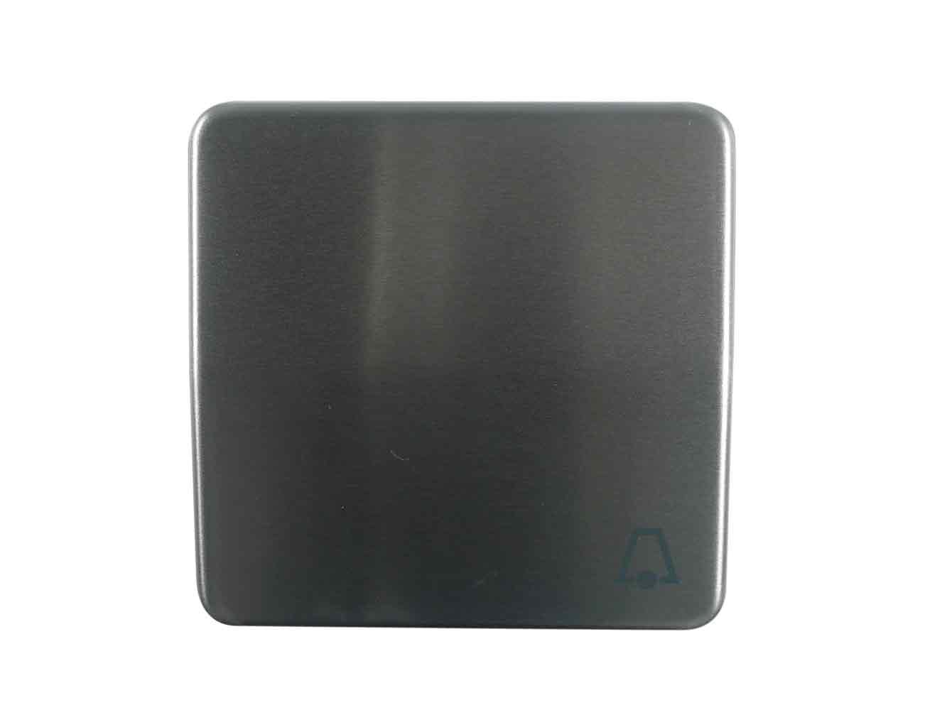Ritter CD500 Light Switch with Bell Cover in Platinum - Durable Electrical Switch for Home, Office & Commercial Use
