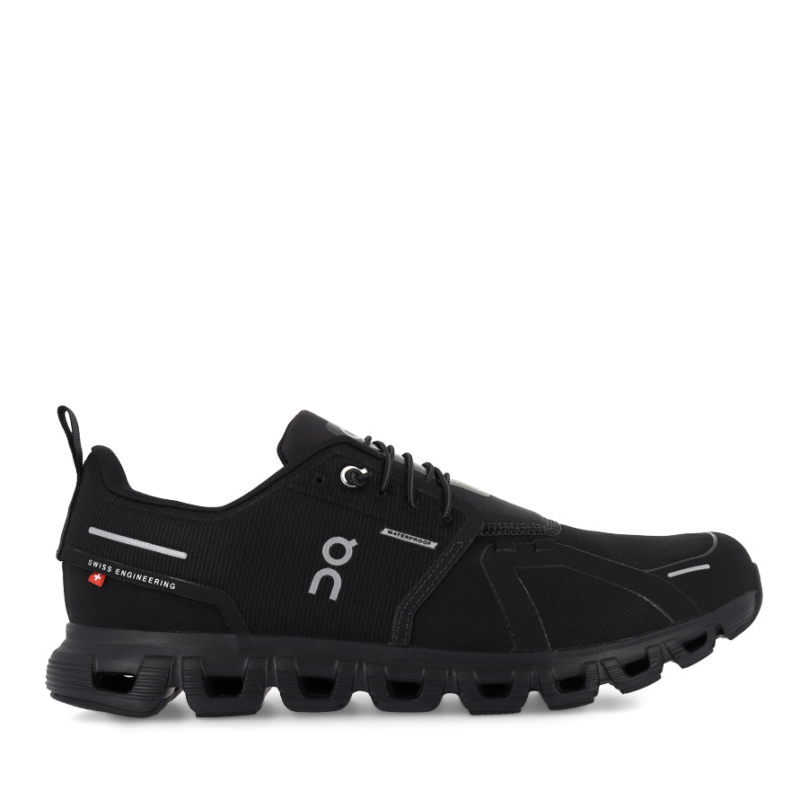 CLOUD 6 WATERPROOF Hiking Boots for Men - All Black Outdoor Shoes for Trail Running & Camping