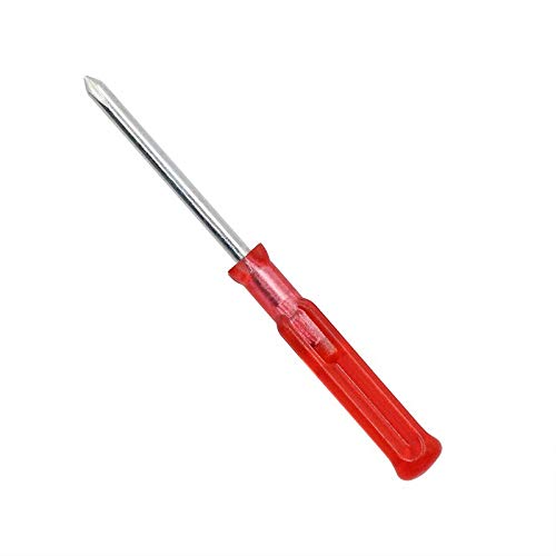 Stainless Steel Mini Keychain Pocket Tool Set - Slotted & Phillips Screwdriver, Multifunctional EDC Key Ring for Outdoor, Auto, Car Repair (Red) | Perfect for Camping, Hiking, Emergency Fixes & Everyday Carry