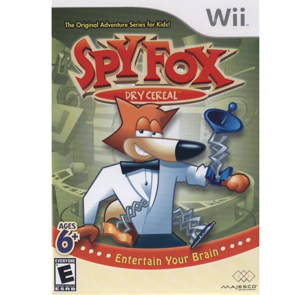 Spy Fox in Dry Cereal - Nintendo Wii Game | Fun Adventure for Kids & Family | Perfect for Game Nights & Birthday Gifts
