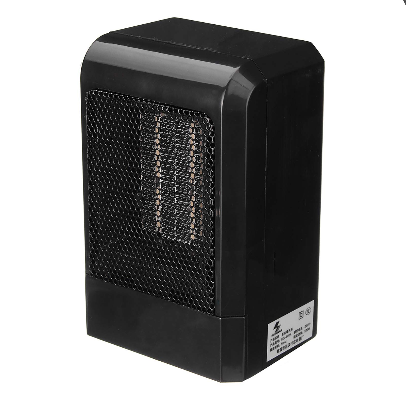 Portable Mini Fan Space Heater 500W - Compact Electric Heater for Home, Office, Desk & Bathroom | Fast Heating for Winter & Small Spaces | Energy Efficient Personal Heater