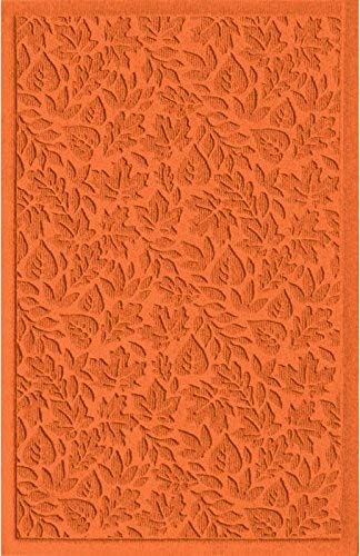 Premium Non-Slip 3' x 8' Fall-Themed Orange Entrance Floor Mat with Gripper Backing - Perfect for Home, Office, and Commercial Spaces - Durable & Stylish Decor for Autumn Season