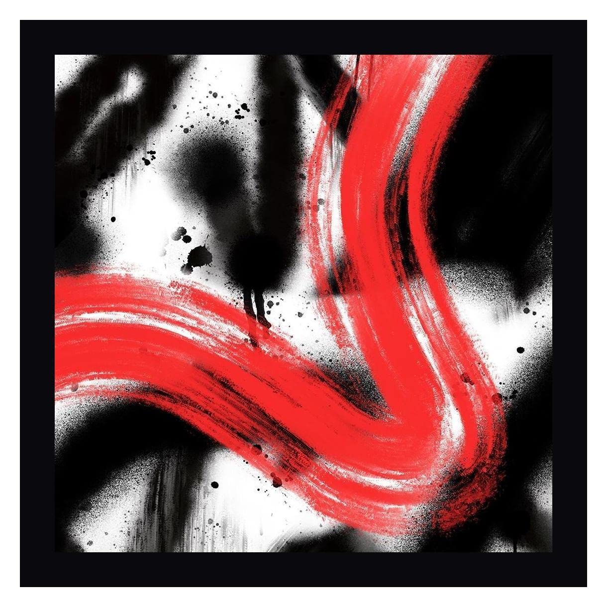 Urban Chaos 4 by Marcus Prime - 30x30 Inch Framed Canvas Wall Art Print with Black Frame - Ready to Hang - Perfect for Living Room, Bedroom & Office Decor