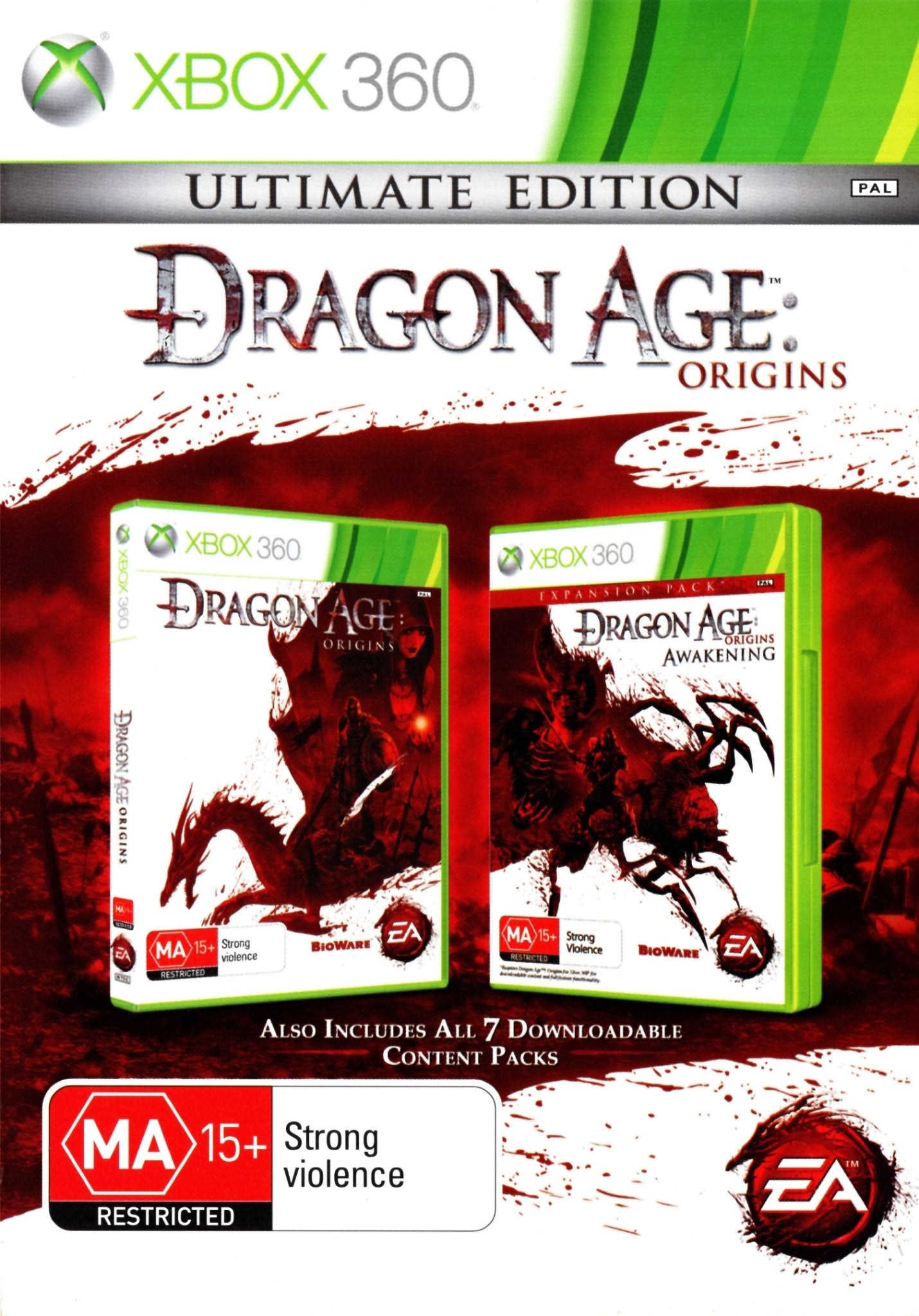 Dragon Age: Origins Ultimate Edition - Xbox 360 Game (PAL) | Epic Fantasy RPG Adventure | Perfect for Solo & Multiplayer Gaming Nights