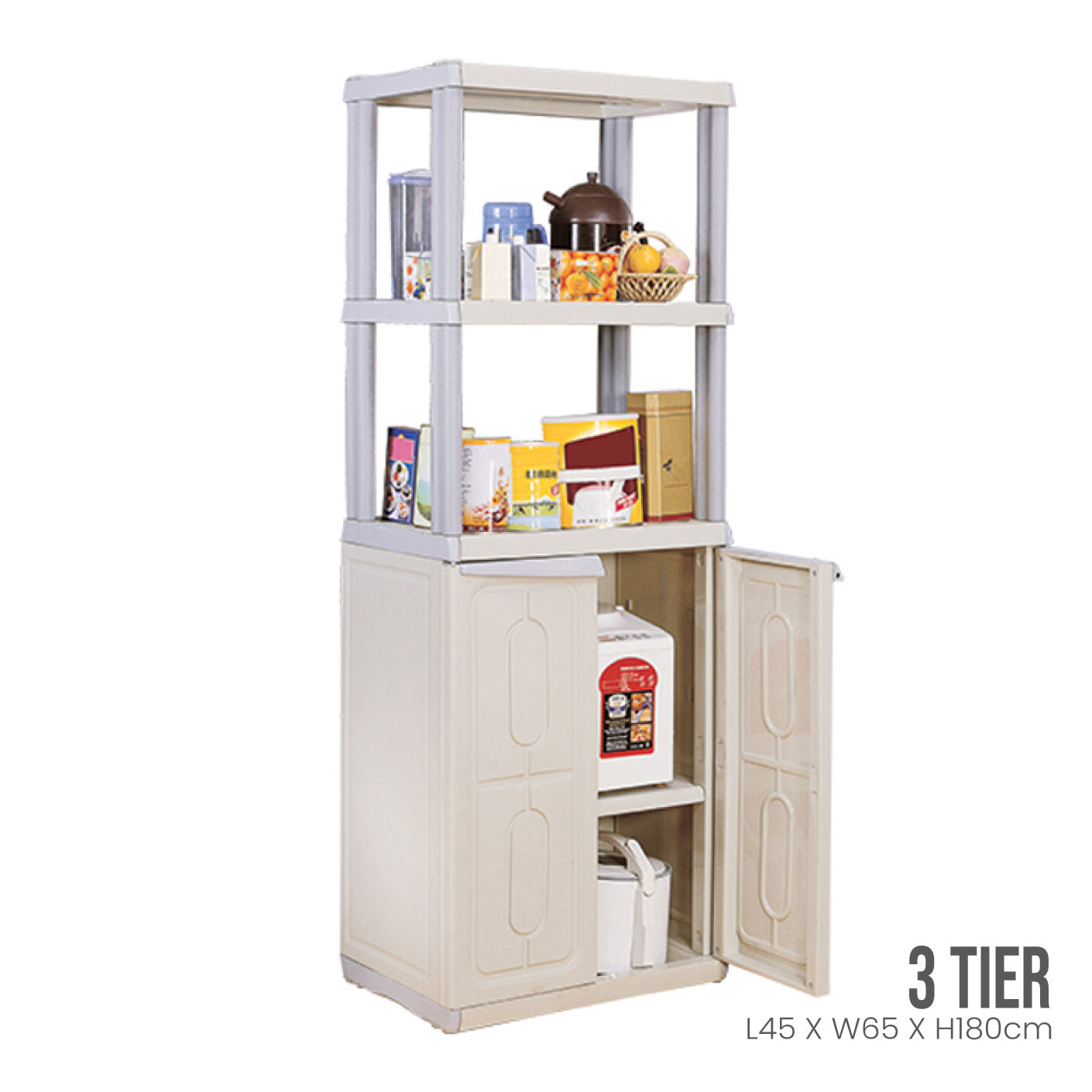 Italian DIY Closet Organizer Kit - 618 3 Piece Set for Bedroom, Walk-in Closet & Storage Room Organization | Easy Assembly & Space Saving Solution