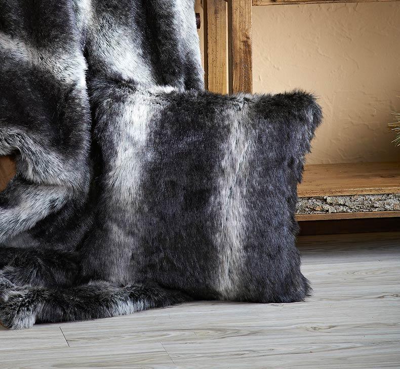 Luxury Black Wolf Faux Fur Coat - Soft & Warm Winter Jacket for Women | Perfect for Cold Weather, Outdoor Adventures & Fashion Statements
