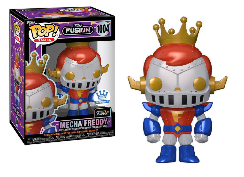 Funko Pop! Vinyl Mecha Freddy Figure - Exclusive Collectible for Funko Shop | Perfect for Anime & Gaming Fans, Display & Gift Giving