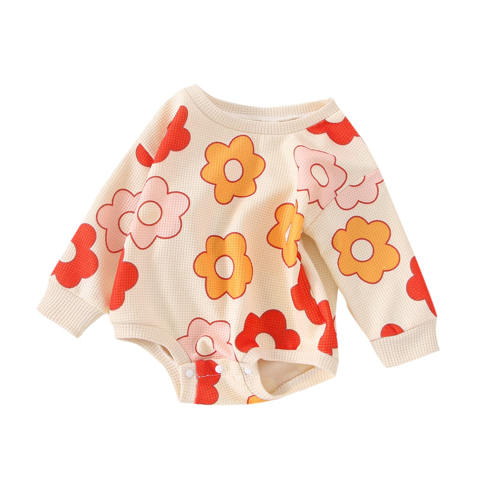 Adorable Baby Girl Clothes Set - Newborn Short Sleeve T-Shirt with Creative Flower Print & Matching Shorts | Soft Cotton Casual Outfits for Infants 0-24 Months | Perfect for Playdates, Photo Shoots & Everyday Wear