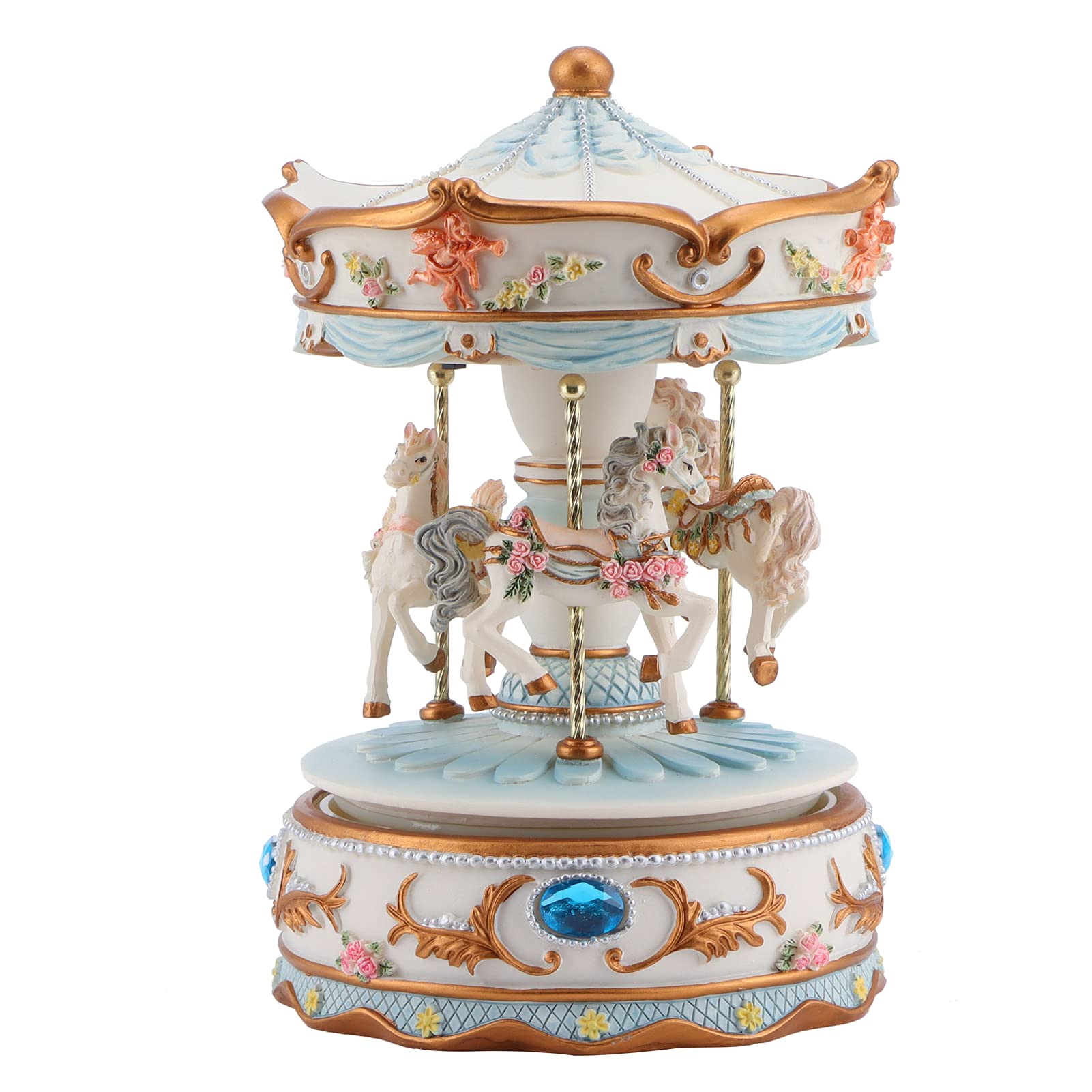 01 Girls Jewelry Box with Pure Sound Quality - Exquisite Music Box for Graduation Gifts, Birthday Presents & Home Decor - Perfect for Bedroom, Nursery and Gift Giving Occasions