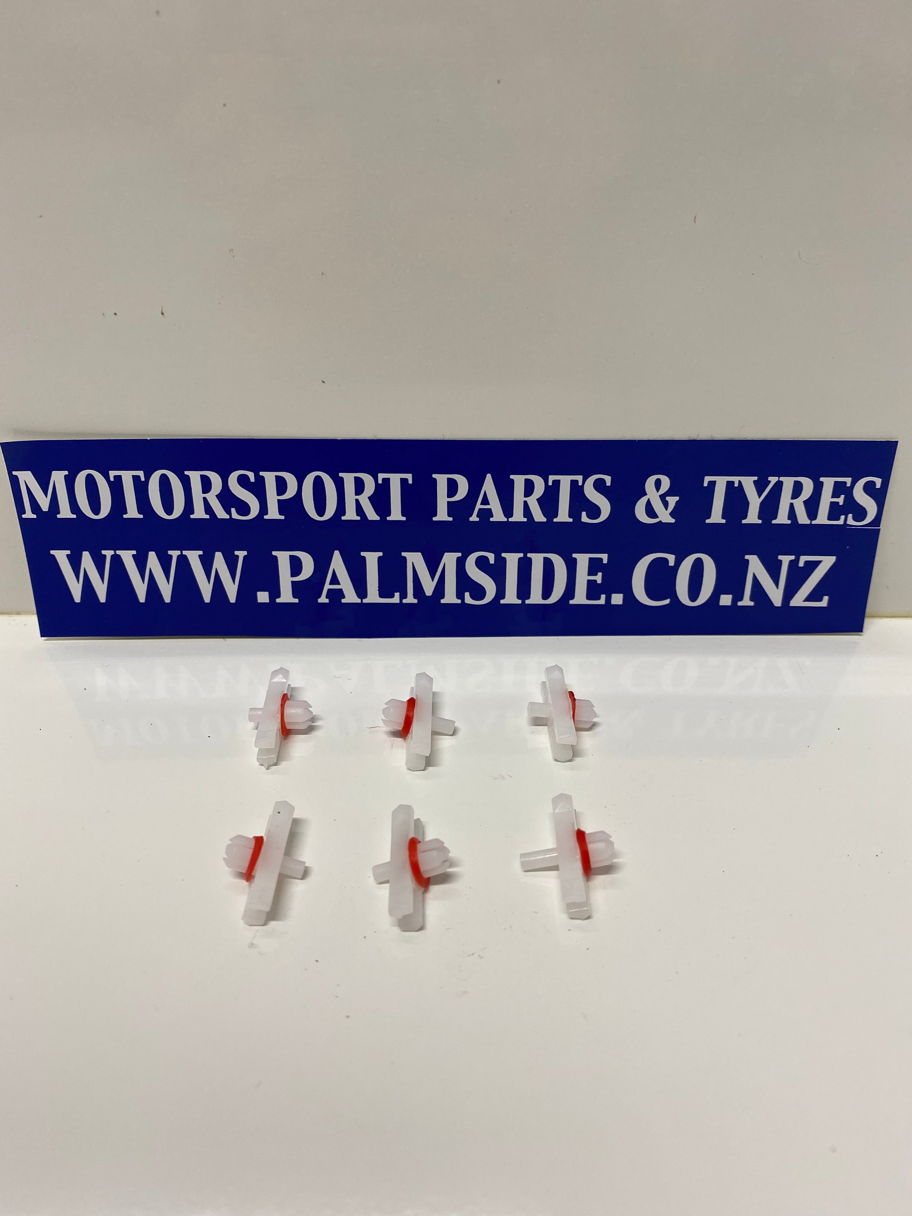 Escort MK1 & MK2 Boot Lid Chrome Clips - Set of 6 (Part #2146) | Classic Car Restoration & Accessories for Ford Escort Enthusiasts