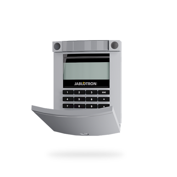 JA 114E GR Bus Control Panel with LCD Display, Keyboard & RFID Reader - Gray | Ideal for Public Transportation & Fleet Management Systems