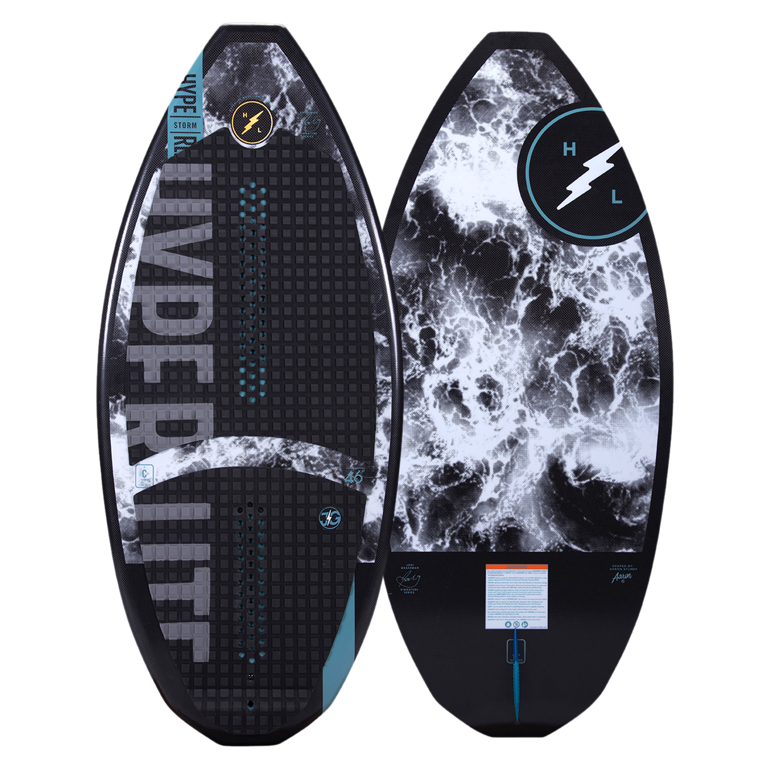 Hyperlite Storm Wakesurf Board 2023 - Premium Performance Wakesurf Board for All Skill Levels | Perfect for Lake, Ocean & Boat Surfing Adventures