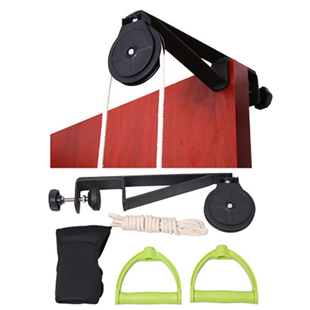 HJK Removable Over Door Shoulder Pulley Therapy System - Post-Surgery & Injury Rehabilitation Equipment for Physical Therapy, Home Gym & Recovery Exercises (Perfect for Shoulder, Arm & Back Pain Relief)