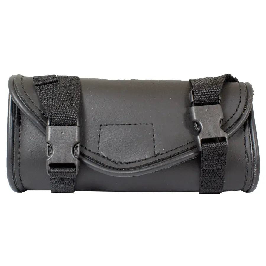 Open Road Mini Leather Motorcycle Tool Bag - Durable & Compact for Bikers - Perfect for On-the-Go Repairs & Storage