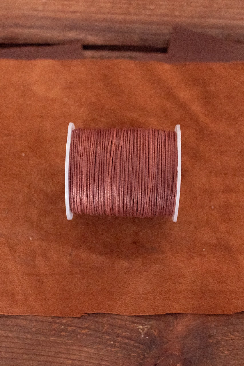 Premium Saddler Yarn for Leather Craft - 1.1mm & 1.3mm Thickness, 100m Red/Brown Waxed Thread - Ideal for Saddlery, Shoemaking, Handbag Repair & DIY Leather Projects