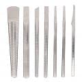 7Pcs Professional Pedicure Tools Set - Exfoliating Scraper, Nail File & Cuticle Remover Kit with Storage Case for Home Spa & Foot Care