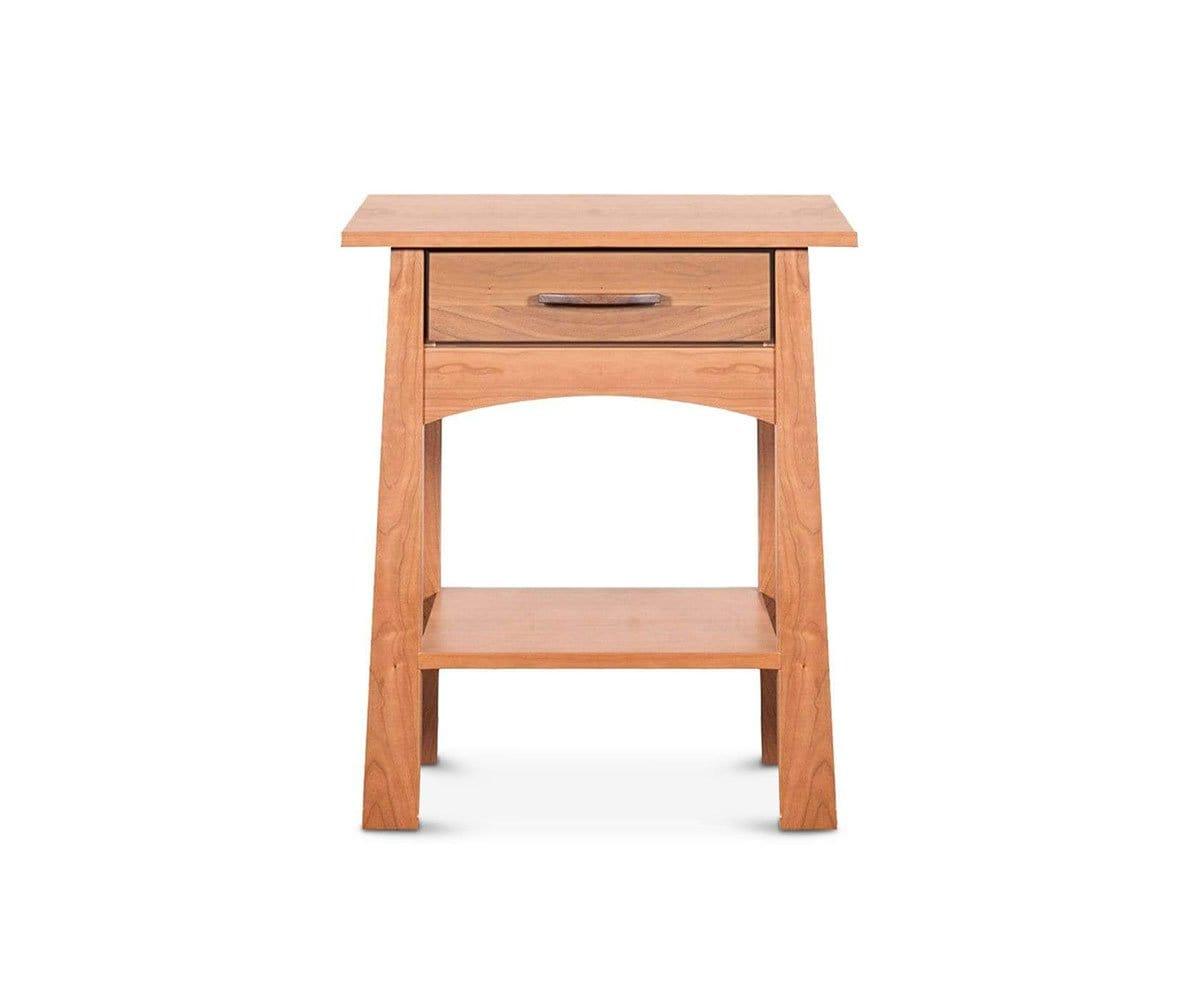 Wooden Castle Reflections Nightstand - Elegant Bedside Table for Bedroom Decor, Perfect for Home, Hotel, and Guest Room Use