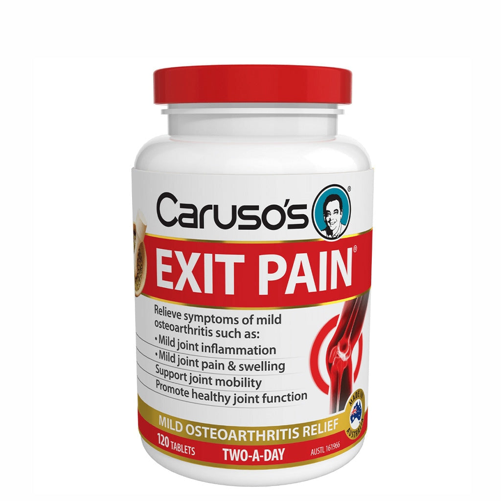 Caruso's Exit Pain Relief Cream - Fast-Acting Muscle & Joint Pain Relief for Athletes & Active Lifestyles - Perfect for Post-Workout Recovery & Arthritis Discomfort