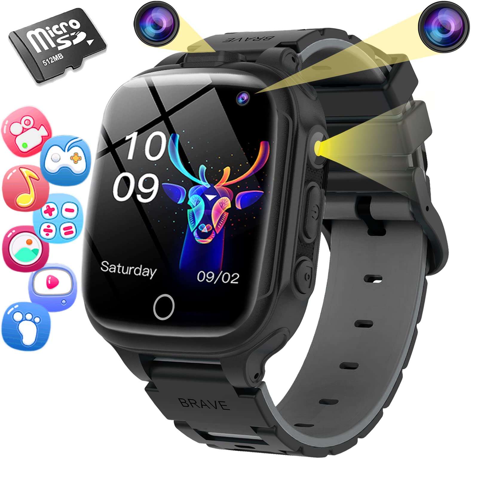 **Smart Watch for Kids Boys Girls - 1.54