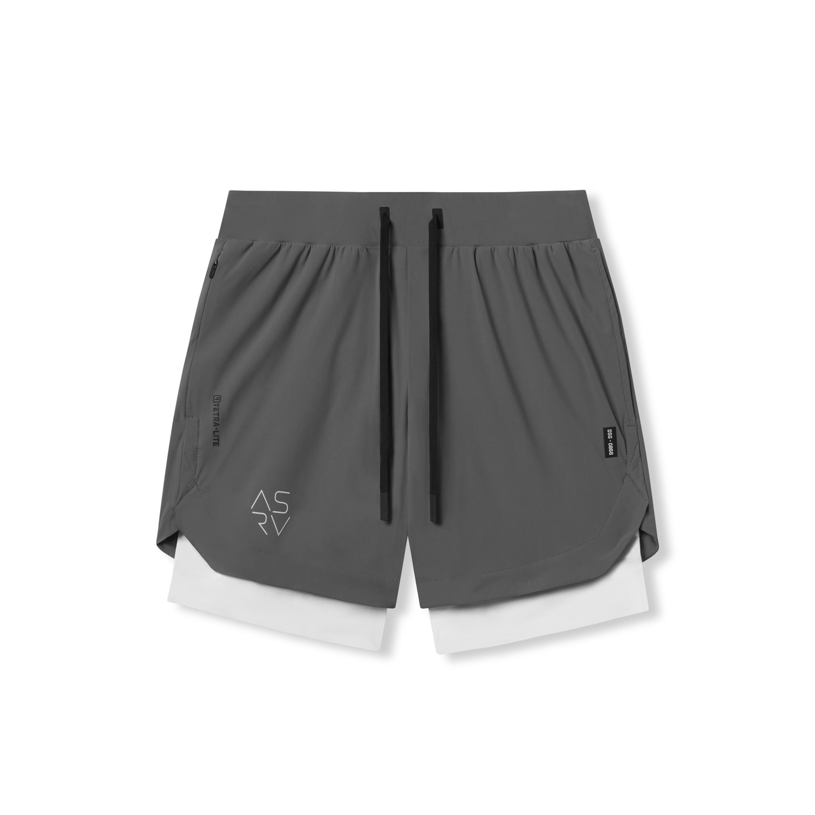Tetra Lite® 7 Liner Short - Space Grey Cyber/White - Comfortable Running & Gym Shorts for Men - Perfect for Workouts, Jogging & Active Lifestyle