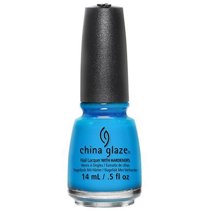 China Glaze Sky High Top Nail Polish 0.5 oz #80903 - Long-Lasting Sky Blue Nail Lacquer for Salon-Quality Manicures & Pedicures at Home
