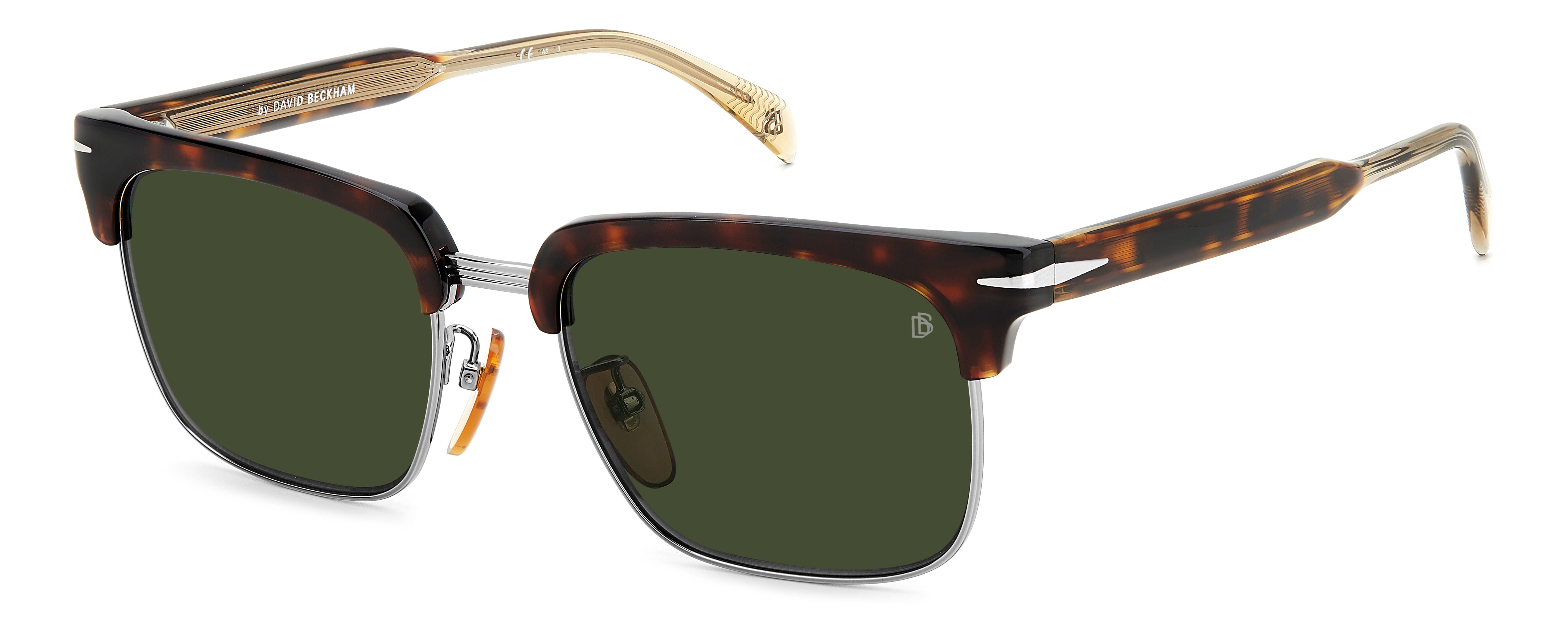 David Beckham DB1119/G/S Sunglasses - Polarized Aviator Style for Men - Perfect for Driving, Travel & Outdoor Activities
