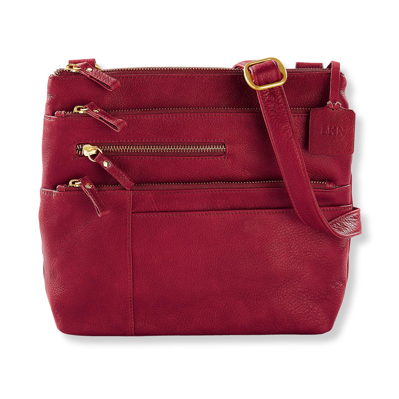 Lexi Triple Zip Crossbody Bag - Stylish & Secure Travel Purse for Women - Perfect for Travel, Shopping & Everyday Use