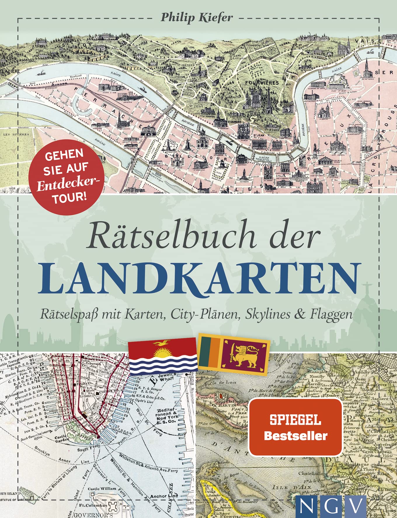 Map Puzzle Book: Fun Challenges with Maps, City Plans, Skylines & Flags - Perfect Gift for Geography Lovers & Map Enthusiasts | Great for Travel Enthusiasts, Family Game Nights & Educational Activities