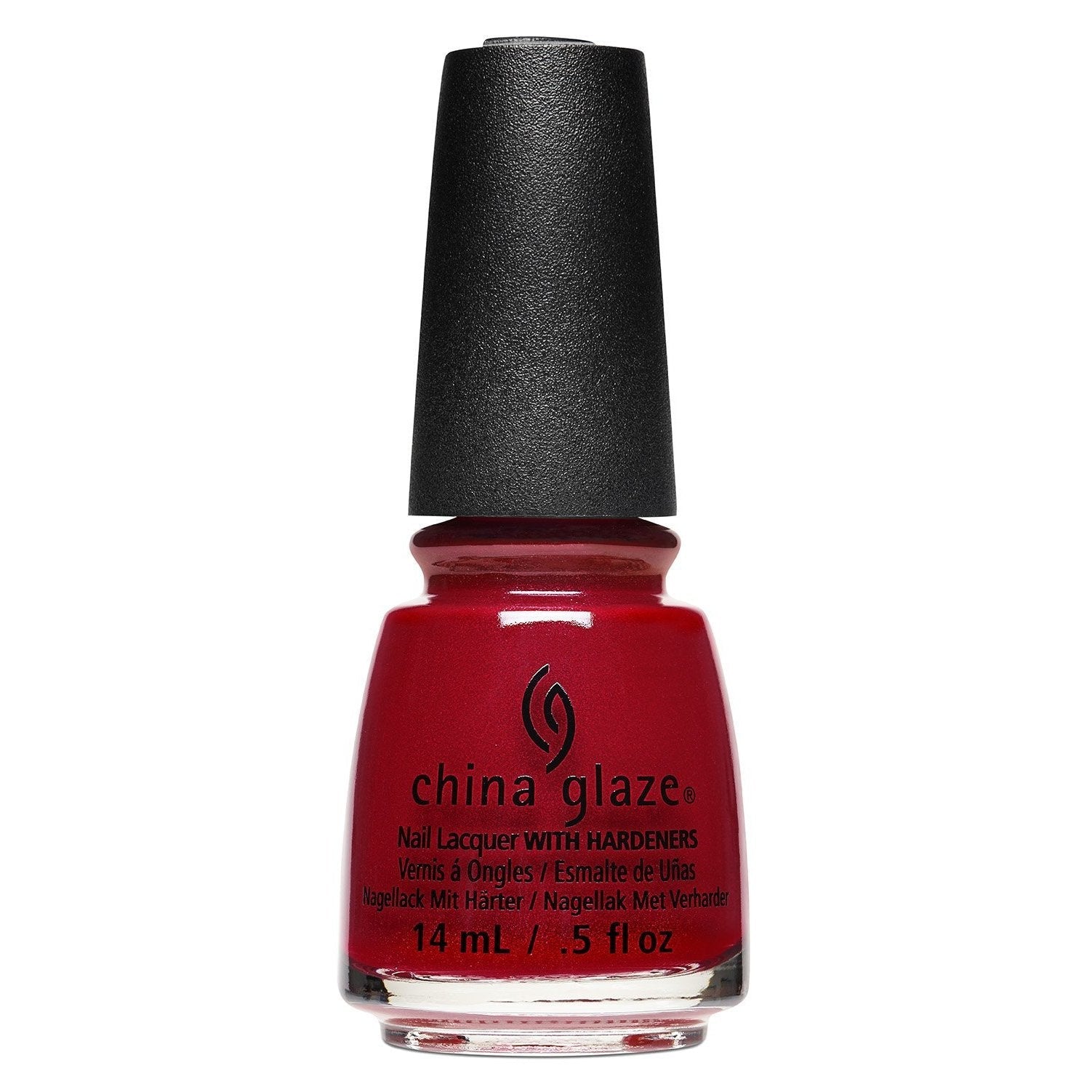 China Glaze Santa's Side Chick Nail Polish - 0.5 oz (#84107) - Festive Holiday Red Nail Lacquer for Christmas Parties & Winter Manicures