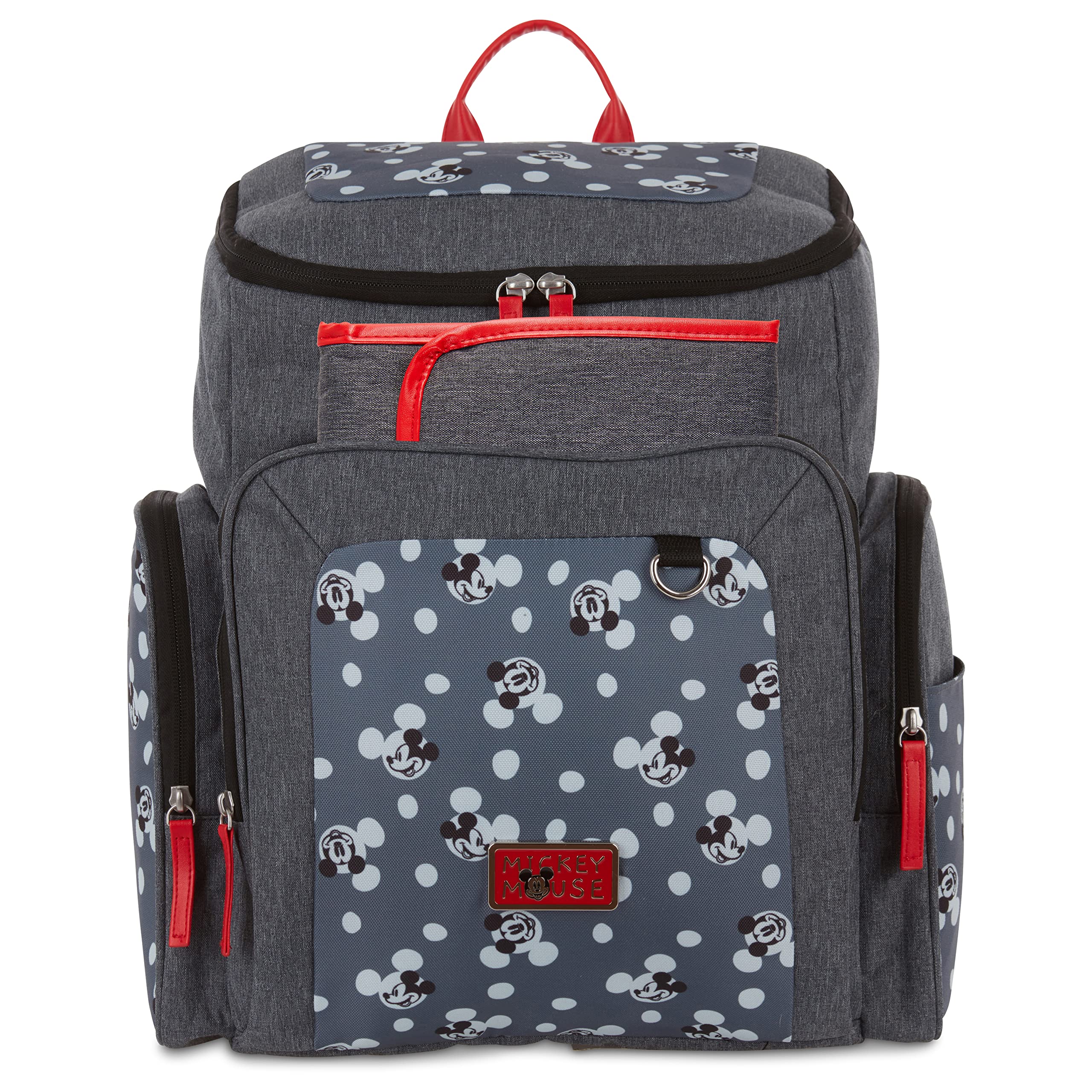 Disney Baby Diaper Bag Backpack - Large Insulated Tote with Changing Pad for Boys & Girls - Perfect for Travel, Daycare & Outings