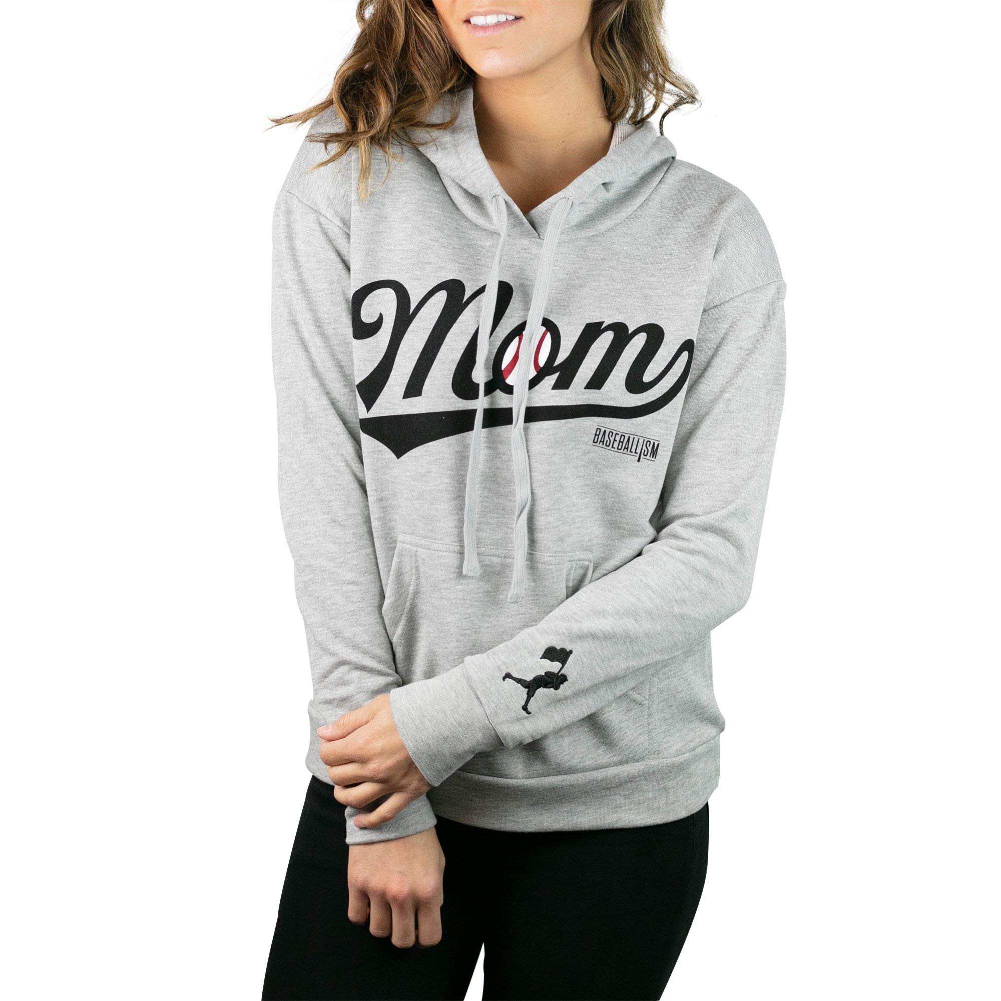 Baseball Mom Hoodie for Women - Soft & Comfortable Pullover Sweatshirt - Perfect for Games, Practices & Casual Wear