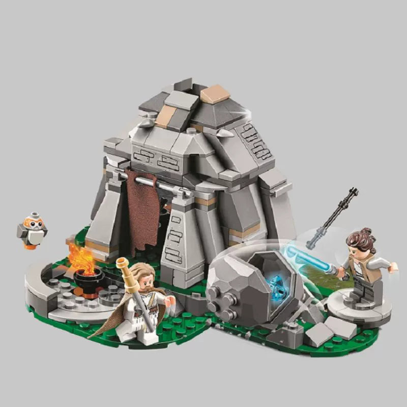 241-Piece Ahch To Island Training Set - Star Wars Themed Building Blocks for Kids - Perfect for Creative Play, STEM Learning, and Collectors
