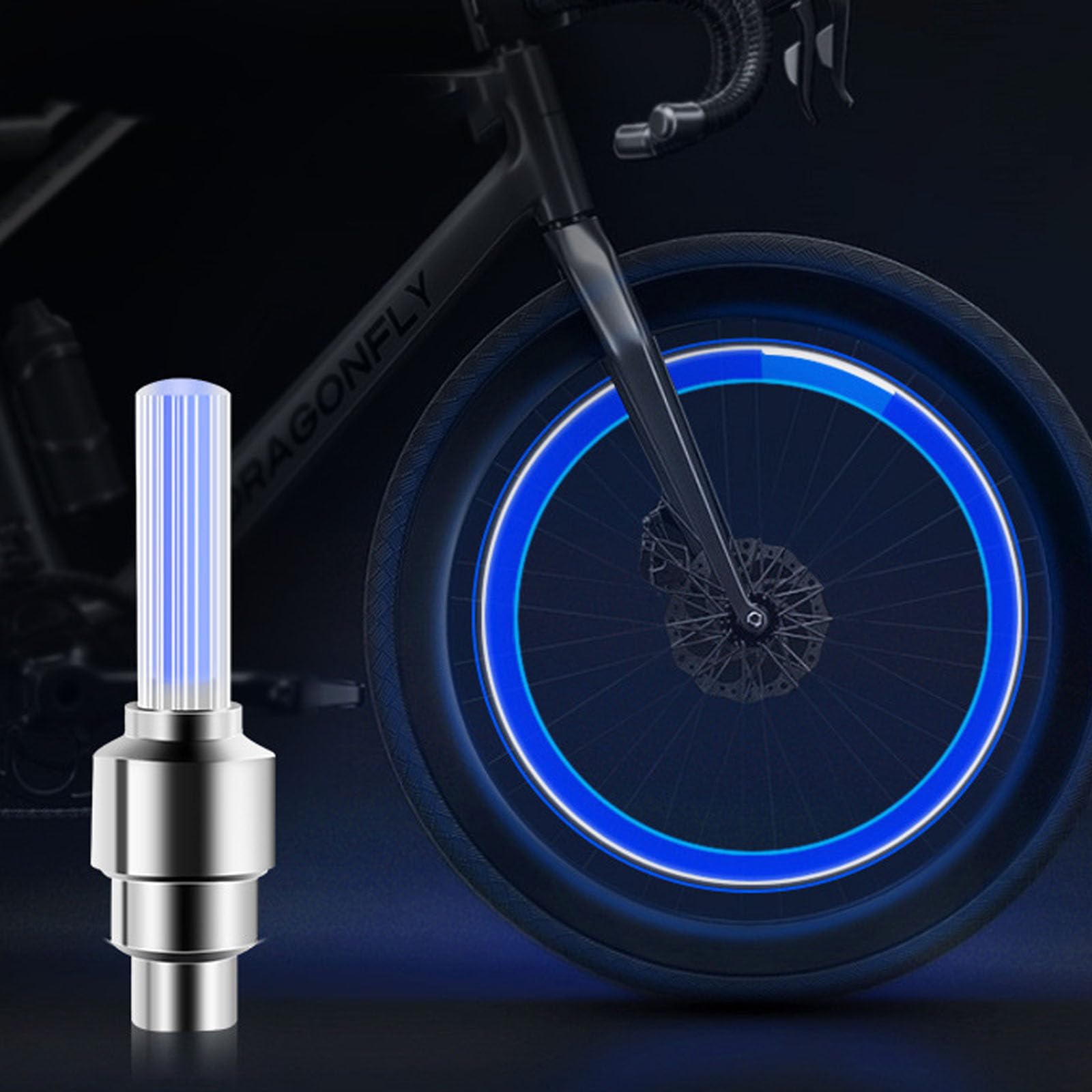 Runaivete LED Wheel Lights for Cars & Bikes - 5PCS Colorful Waterproof Wheel Well Lights - Enhance Safety & Style for Night Riding & Car Customization