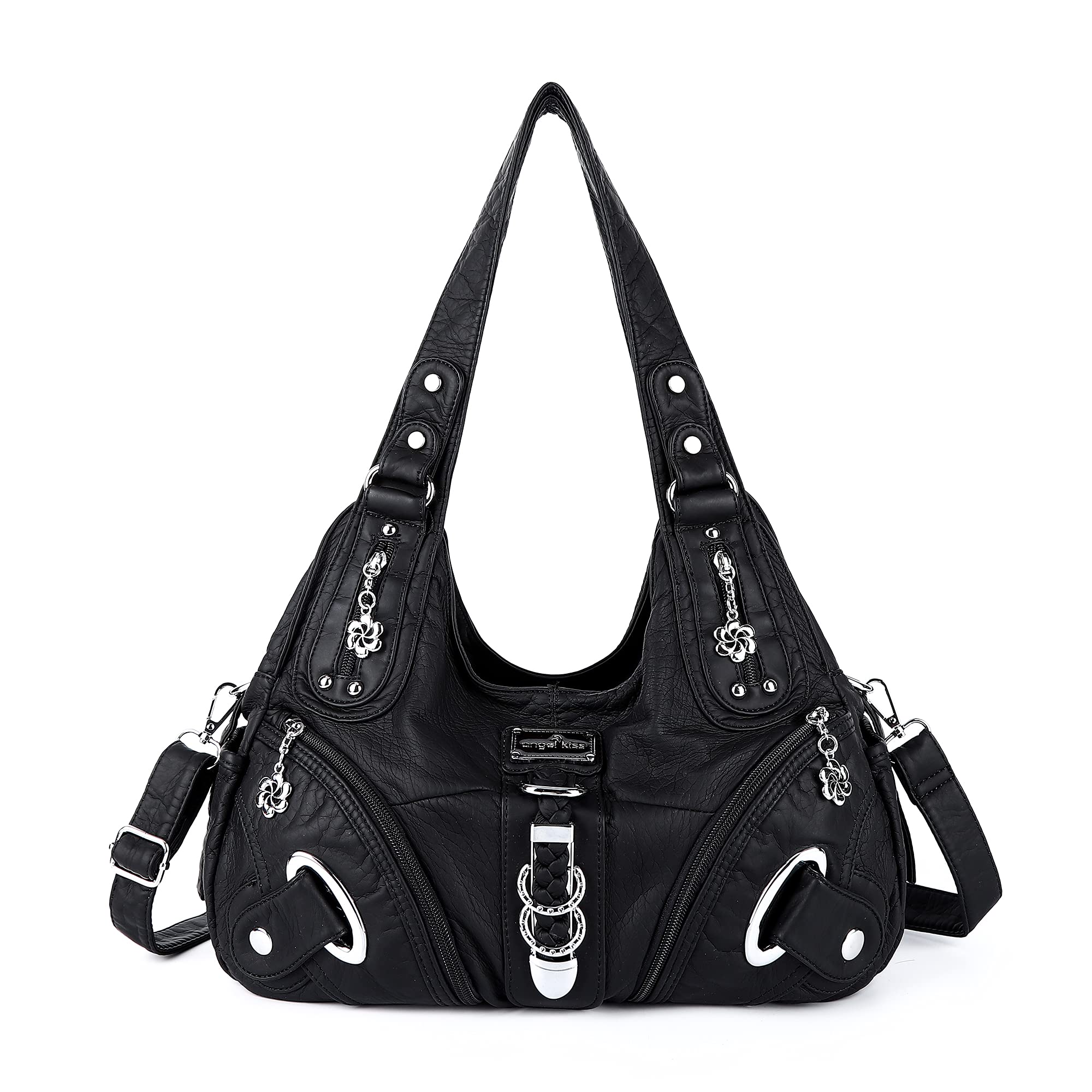 Angelkiss Women's Hobo Purses & Handbags - Large Satchel Shoulder Bag for Daily Use | Perfect for Work, Travel, and Casual Outings
