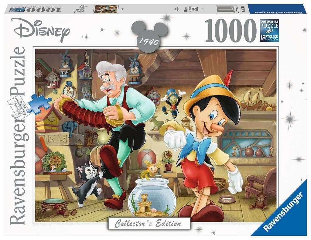 Ravensburger Disney Pinocchio 1000 Piece Jigsaw Puzzle for Adults - Premium Quality Puzzle for Family Game Night & Home Decor (16736)