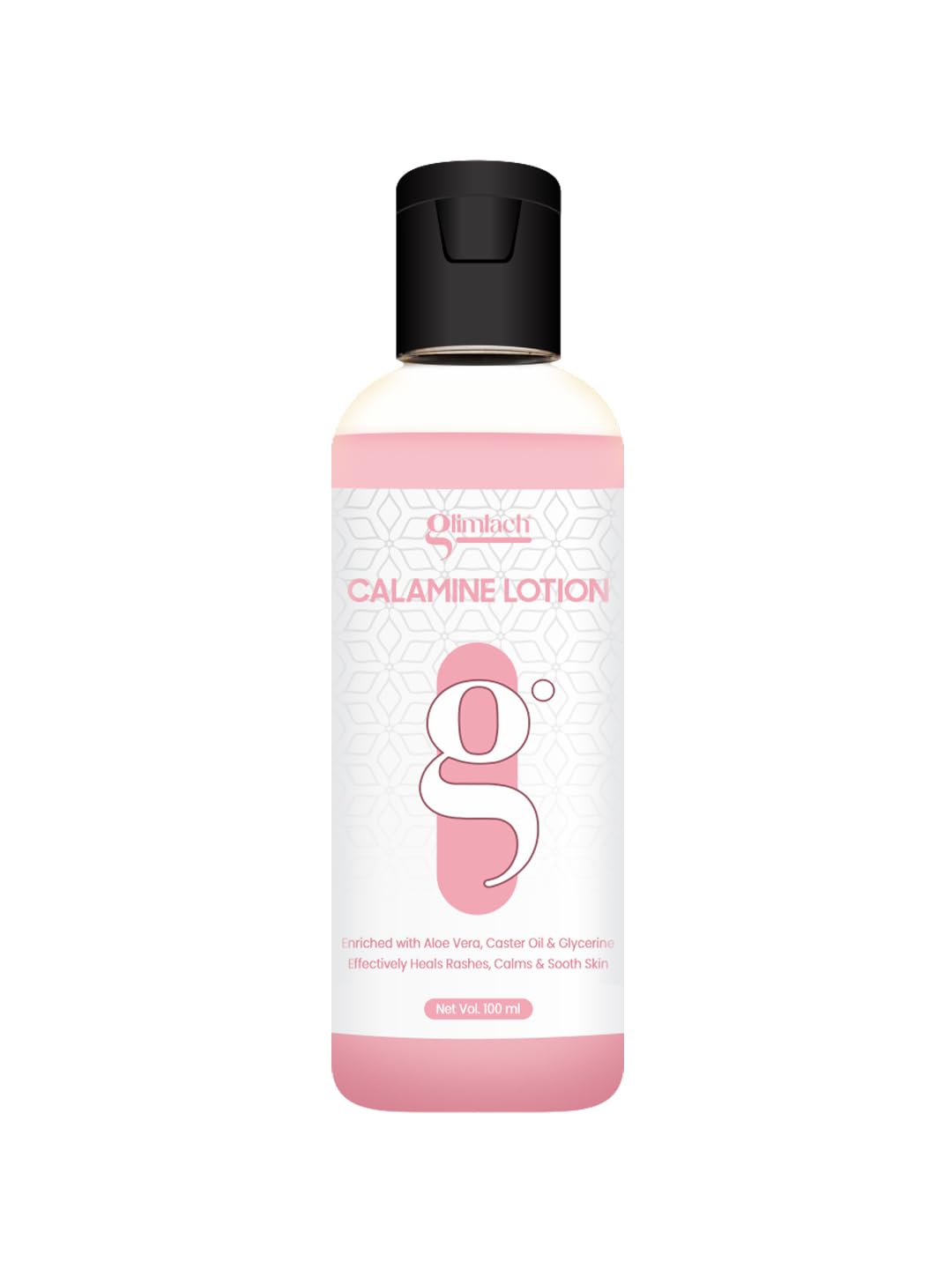GLIMLACH Calamine Face Lotion for Oily & Combination Skin - Oil Control & Balance - 100ml - Gentle Daily Moisturizer for Acne-Prone & Sensitive Skin - Perfect for Day & Night Skincare Routine