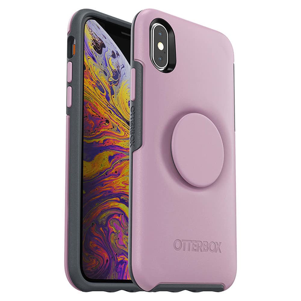 OtterBox Otter + POP Symmetry Series Protective Case for iPhone Xs & iPhone X - MAUVELOUS | Shockproof & Slim Design | Perfect for Everyday Use, Travel & Outdoor Activities