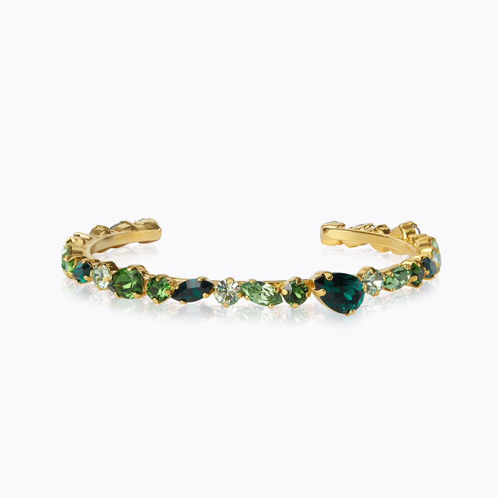 Antonia Green Bangle Bracelet Set - Trendy Boho Jewelry for Women, Perfect for Parties, Weddings & Everyday Wear