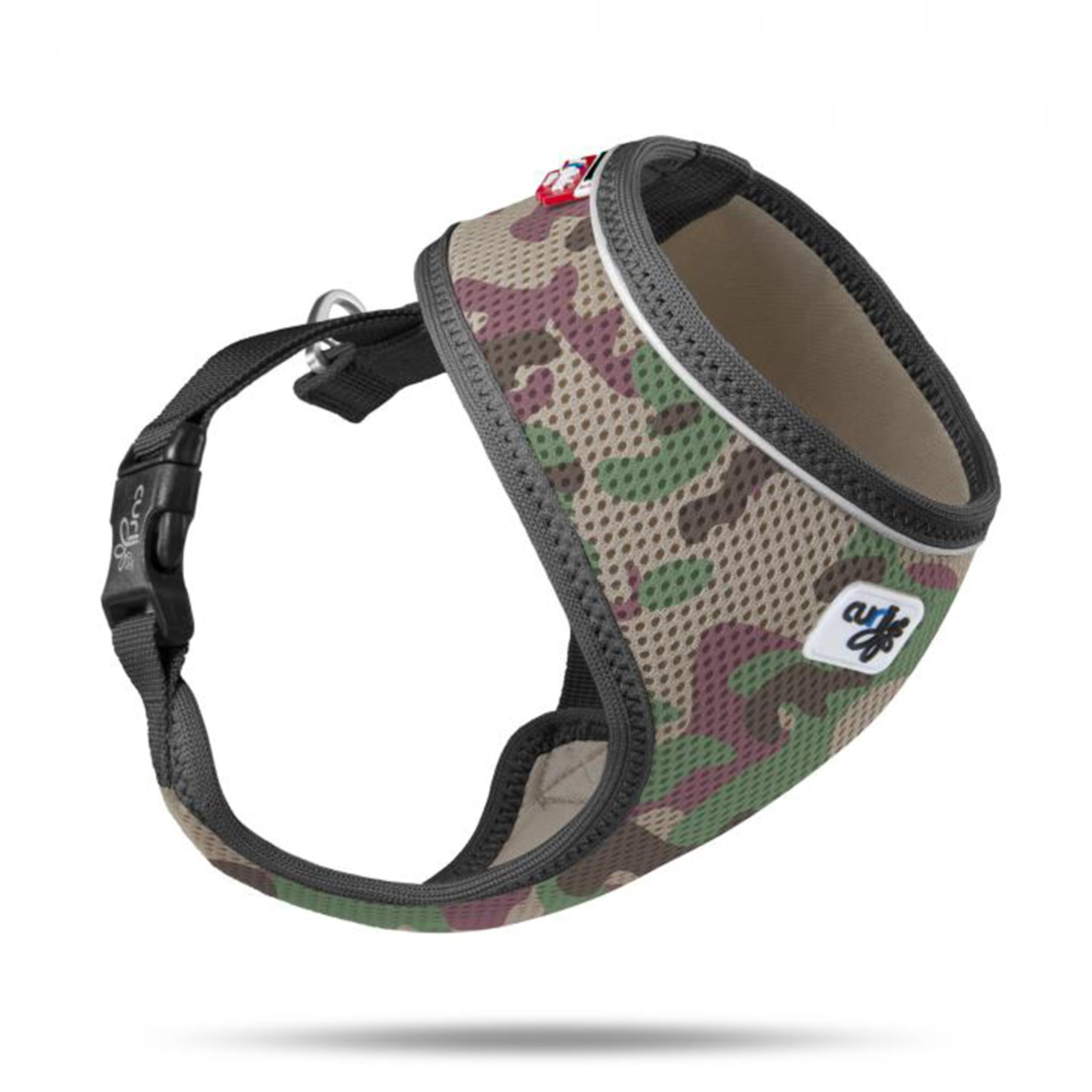 Air Mesh Camo Dog Harness - Breathable & Adjustable for Small to Medium Dogs - Perfect for Hiking, Running & Outdoor Adventures