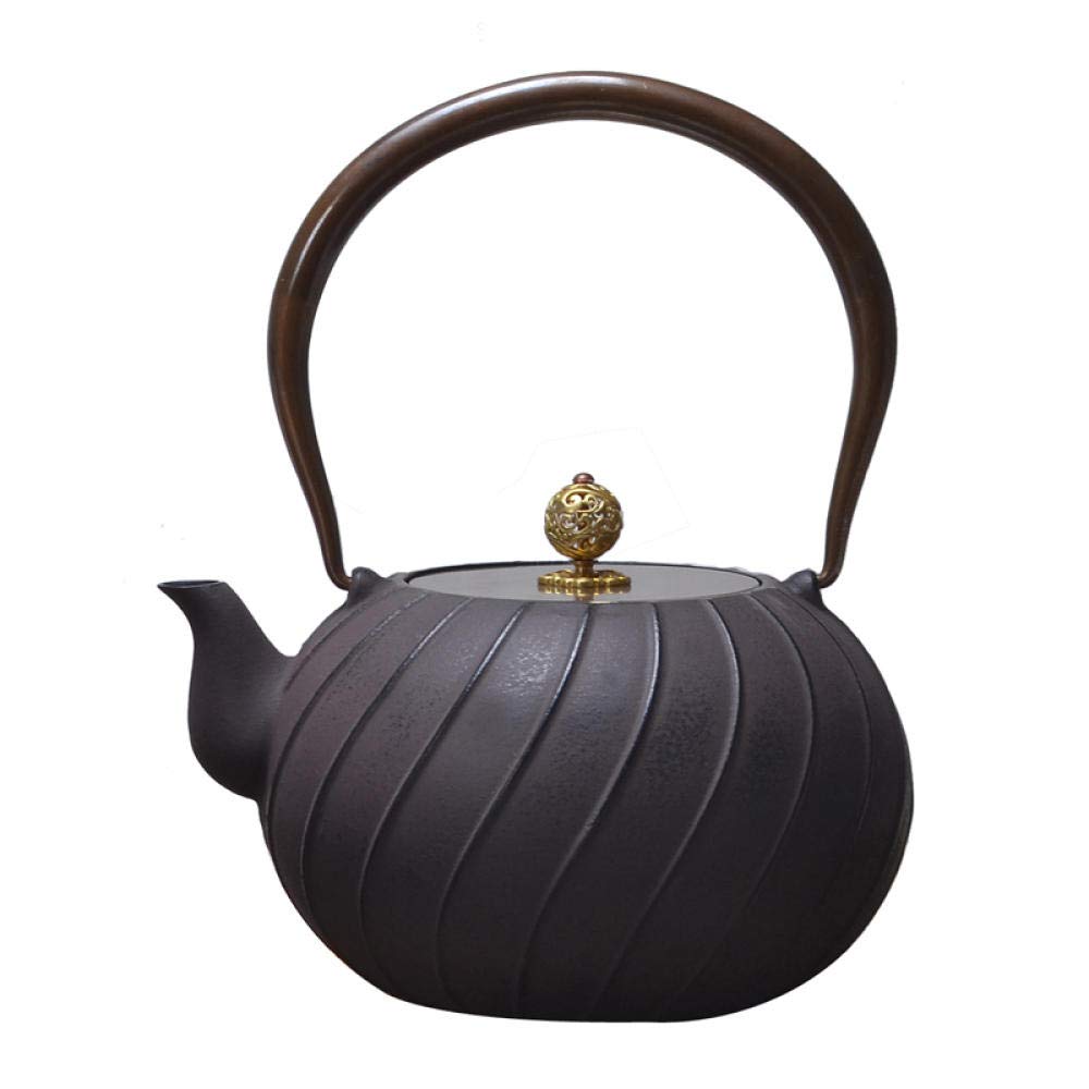 Authentic Southern Japan Cast Iron Teapot Set - Uncoated Pig Iron Work Hall Pot for Tea Brewing | Perfect for Japanese Tea Ceremonies & Home Tea Time