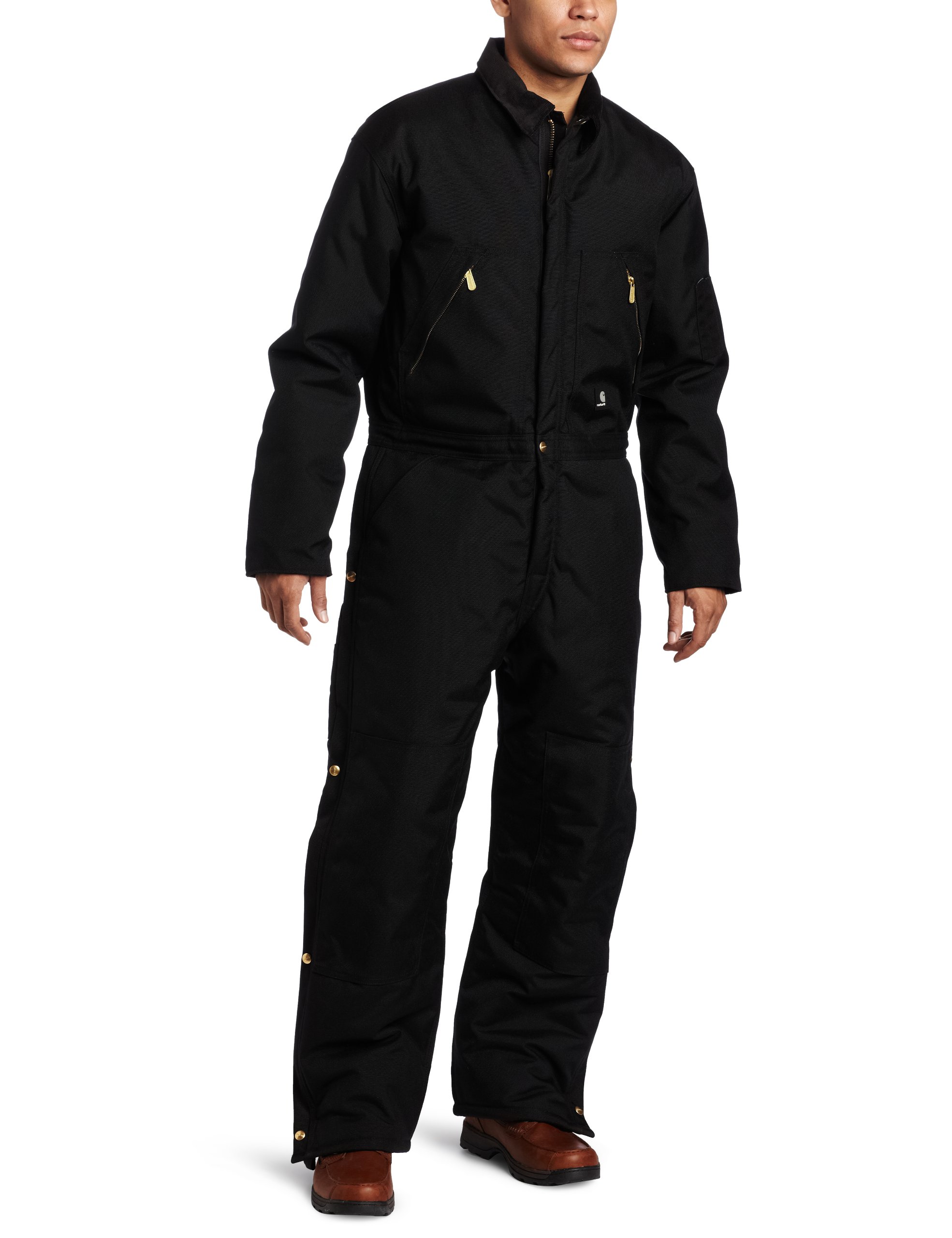 Carhartt Men's Arctic Quilt Lined Yukon Coverall X06 - Heavy Duty Insulated Work Jumpsuit for Cold Weather | Winter Construction, Farming & Outdoor Workwear