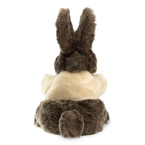 Folkmanis Baby Dutch Rabbit Hand Puppet - Soft Plush Toy for Kids, Storytelling, and Interactive Play - Perfect for Imaginative Play, Classroom Activities, and Gift Giving