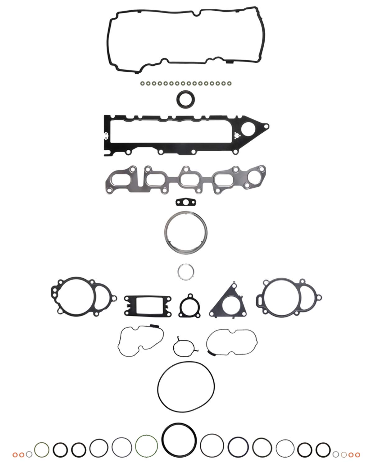 Fit 53057200 Gasket Set - High Performance Engine Gasket Kit for Ford, Chevy & Dodge Vehicles - Perfect for Engine Rebuilds & Repairs