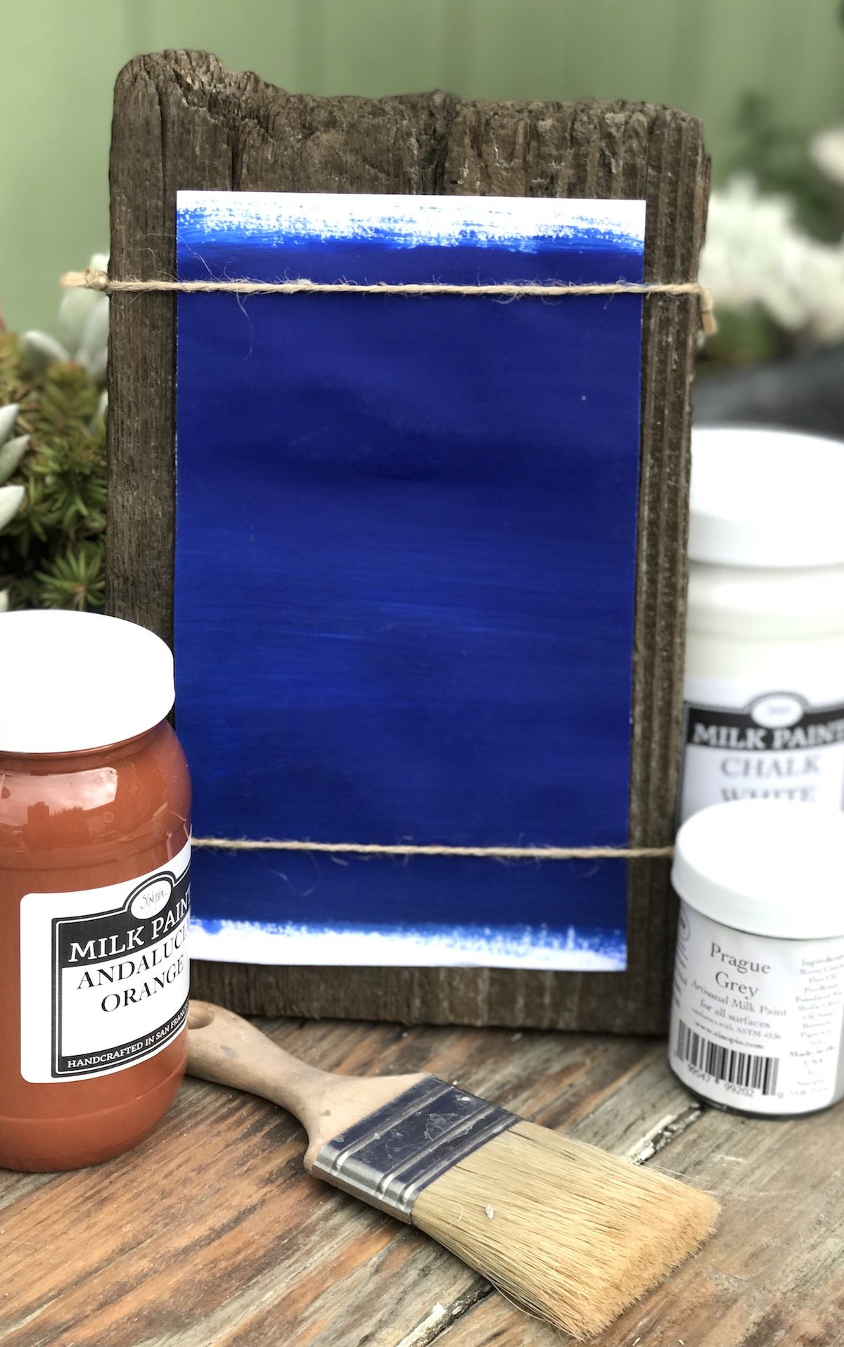 Sinopia All Natural Artisanal Milk Paint - Marrakesh Azure (1 Gallon) | Eco-Friendly Chalk Paint for Furniture, Cabinets & Home Decor | Non-Toxic DIY Painting Solution