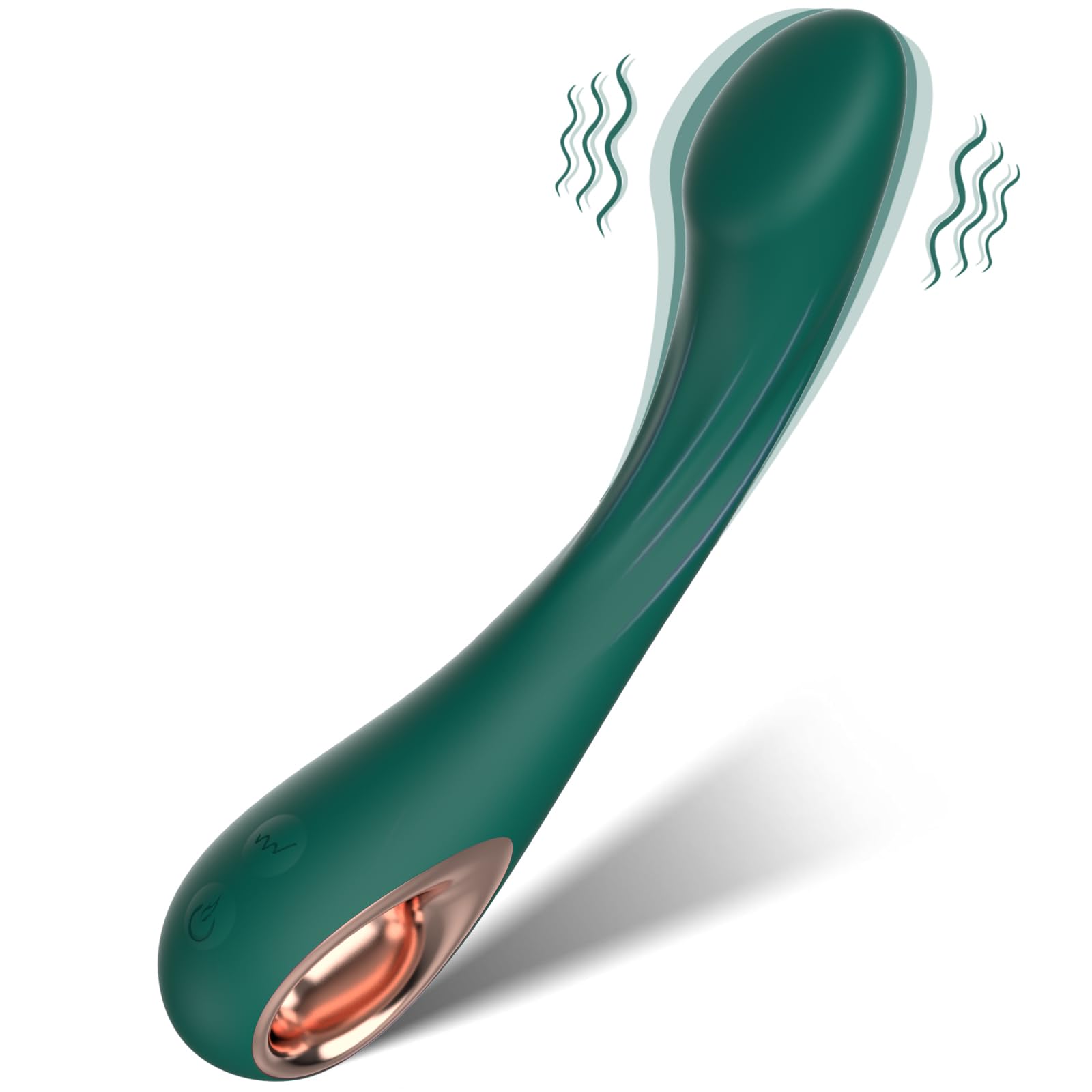 Premium G-Spot Vibrator for Women - 10 Powerful Vibration Modes, Ergonomic Curved Design for Clitoral & Anal Stimulation | Soft Body-Safe Silicone Adult Toy | Perfect for Solo Play & Couples Intimacy (Green) - Enhance Your Bedroom Experience & Spice Up Date Nights