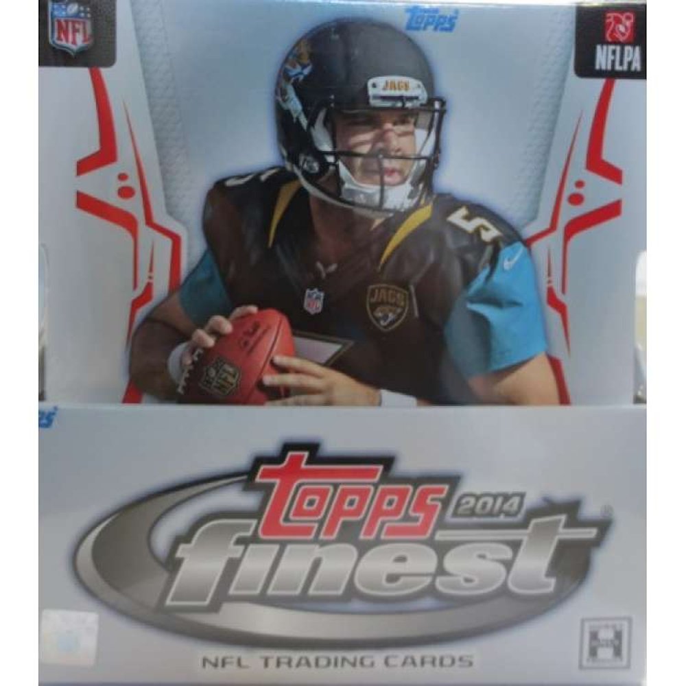 2014 Topps Finest Hobby Football Box - 24 Packs with Autograph & Memorabilia Cards - NFL Collectors Edition - Perfect for Trading, Investing & Displaying in Your Man Cave or Sports Room