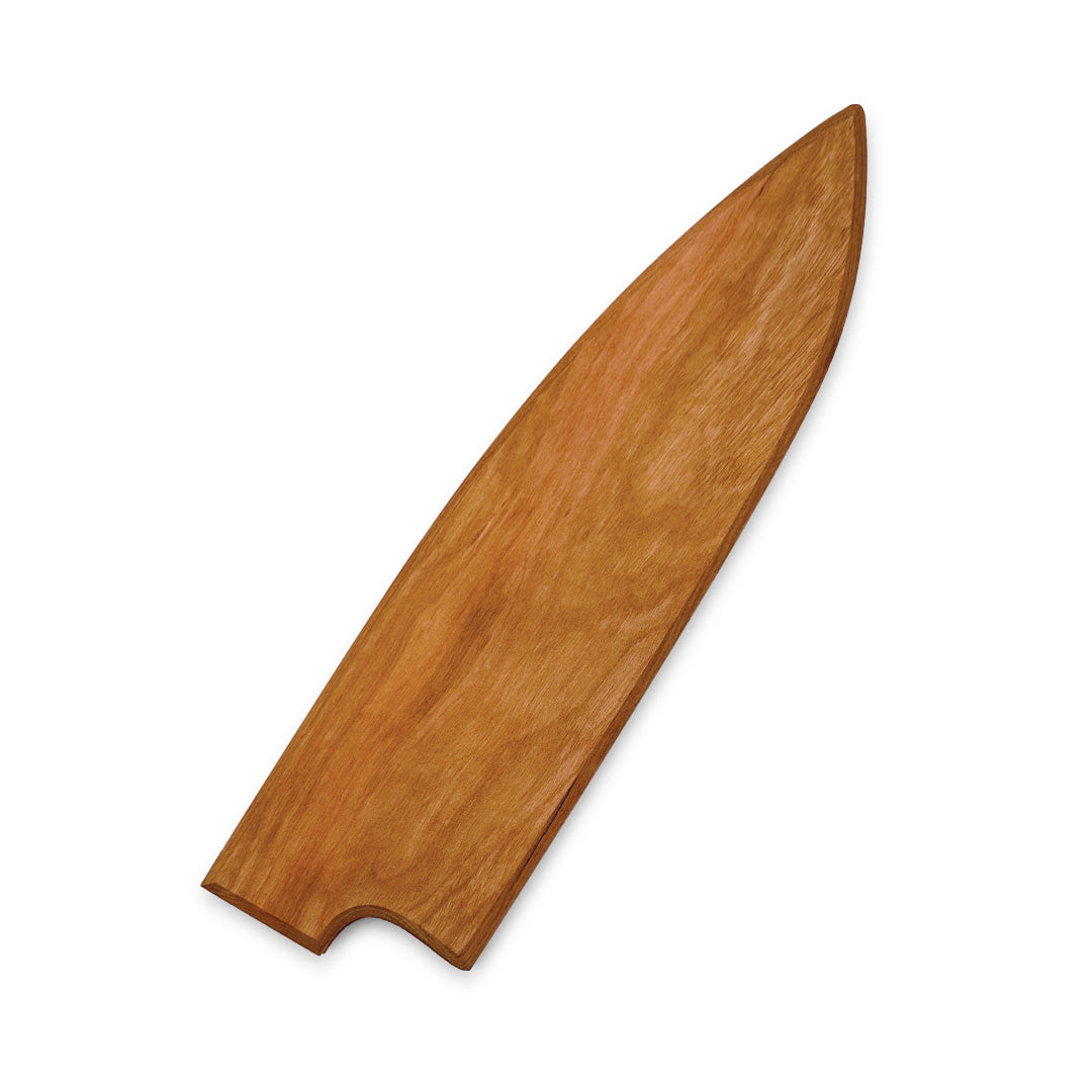 DChoi Designs Magnetic Knife Saya Cover for Santoku 180mm (7.1 Inch) - Cherry Wood Knife Sheath | Secure Storage & Stylish Protection for Kitchen Knives | Perfect for Home Chefs & Professional Kitchens
