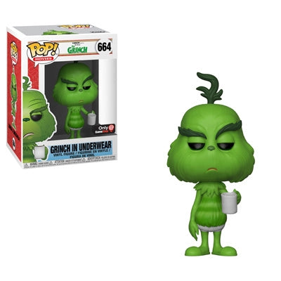 Dr. Seuss The Grinch in Underwear Exclusive #664 (VAULTED) - Rare Collectible Christmas Gift for Kids & Adults - Perfect for Holiday Decorations, Themed Parties & Book Lovers